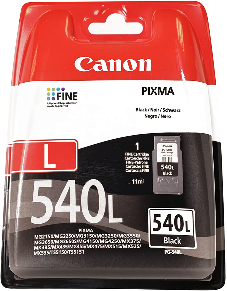 Tintenpatrone Canon PG-540L / 5224B001 Schwarz, 300 Seiten