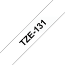 Brother TZe-131 / TZE131 laminated tape, black on clear, 12 mm x 8 m