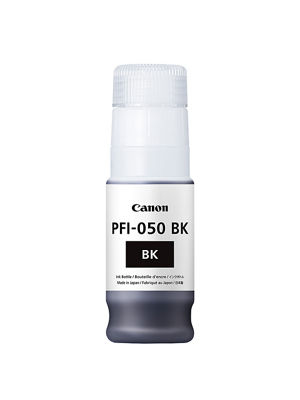 Canon PFI-050BK / 5698C001 black ink cartridge, 70 pages