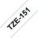 Brother Schriftband laminiert TZe-151 / TZE151, schwarz auf transparent, 24 mm x 8 m