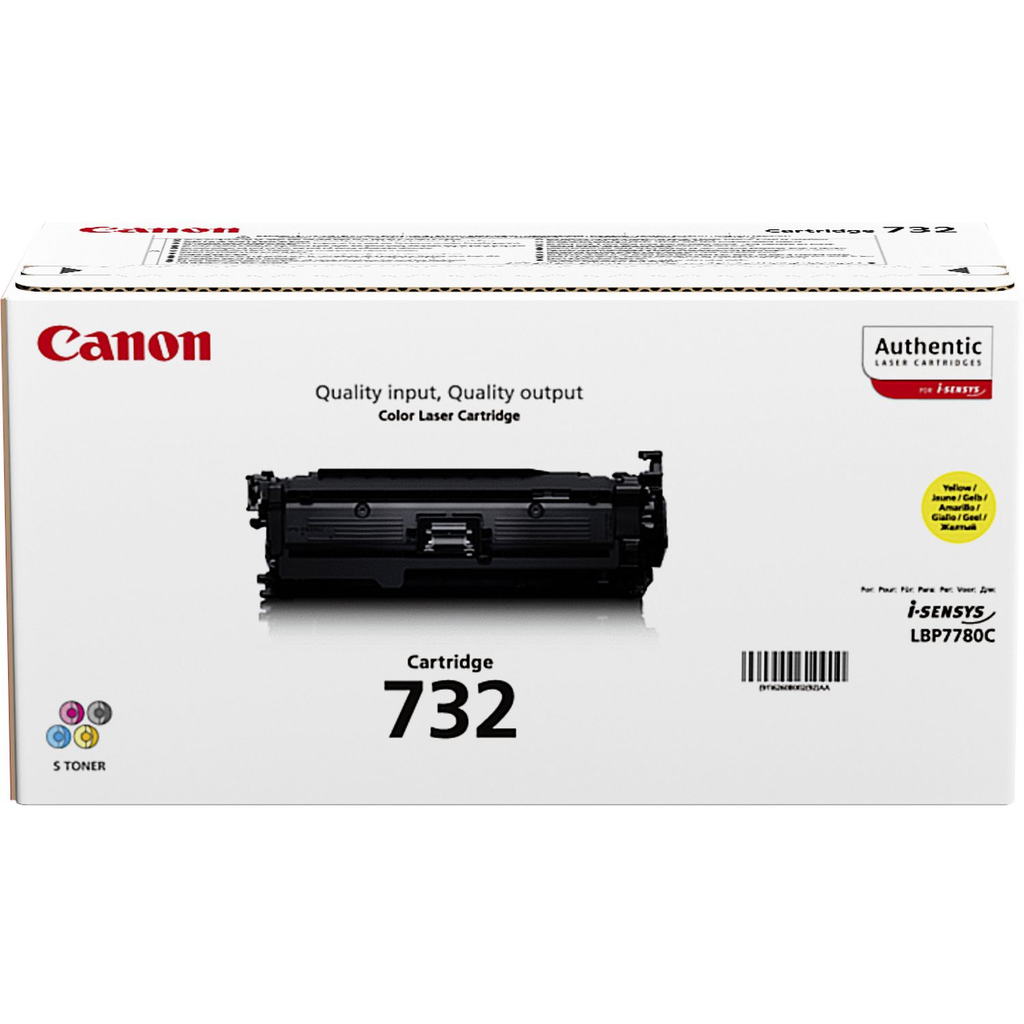 Canon 732 / 6260B002 yellow toner, 6,400 pages