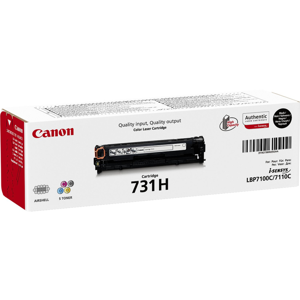 Toner Canon 731 / 6273B002 Schwarz XL, 2.400 Seiten