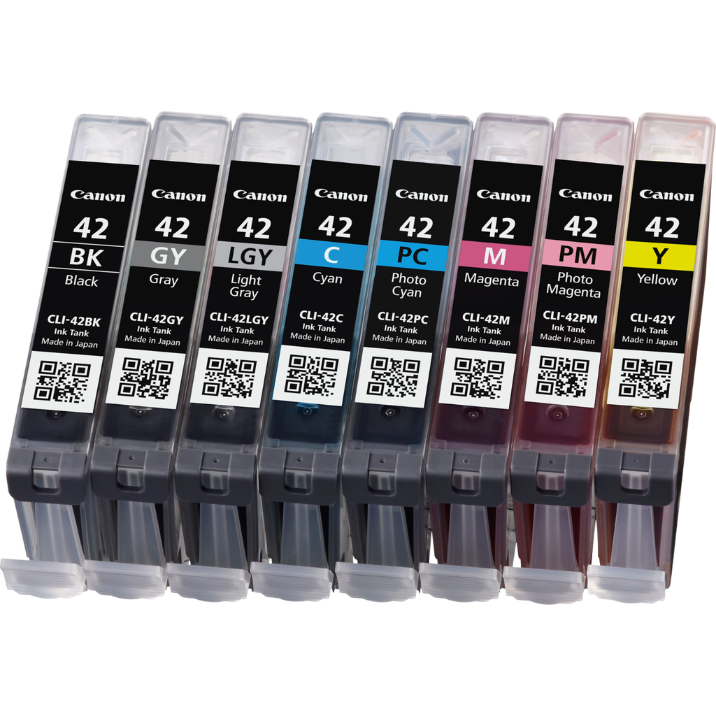 Pack Canon CLI-42 / 6384B010 8 couleurs, 900 pages