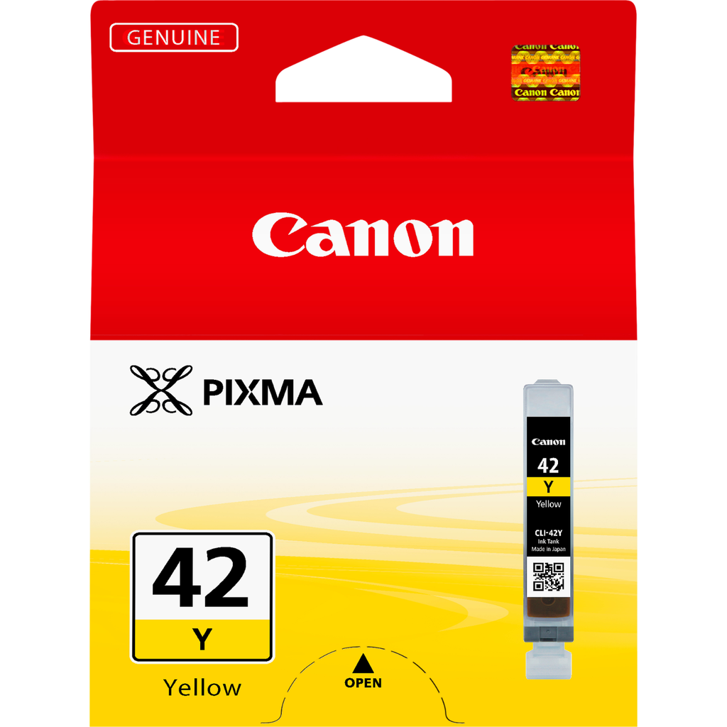 Cartouche d'encre Canon CLI-42Y / 6387B001 jaune, 284 pages