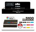 Multipack Tintenpatronen Canon PFI-5100 / 6951C009, 10 Patronen