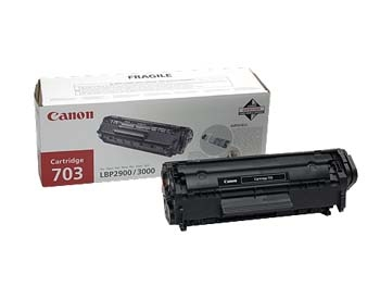 Pack de 3 toners Canon 703 / 7616A005 noir, 3 x 2 000 pages