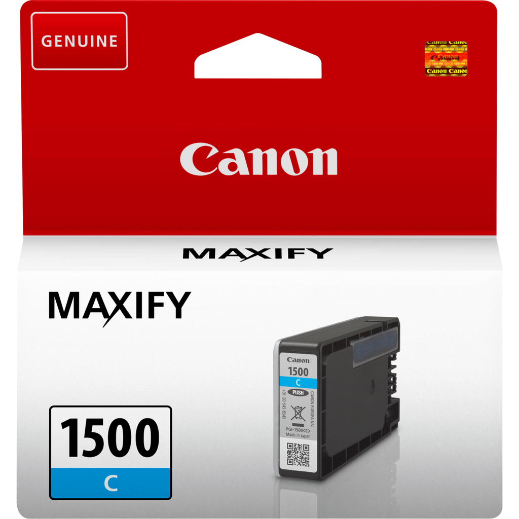 Canon PGI-1500 / 9229B001 cyan ink cartridge, 45 ml