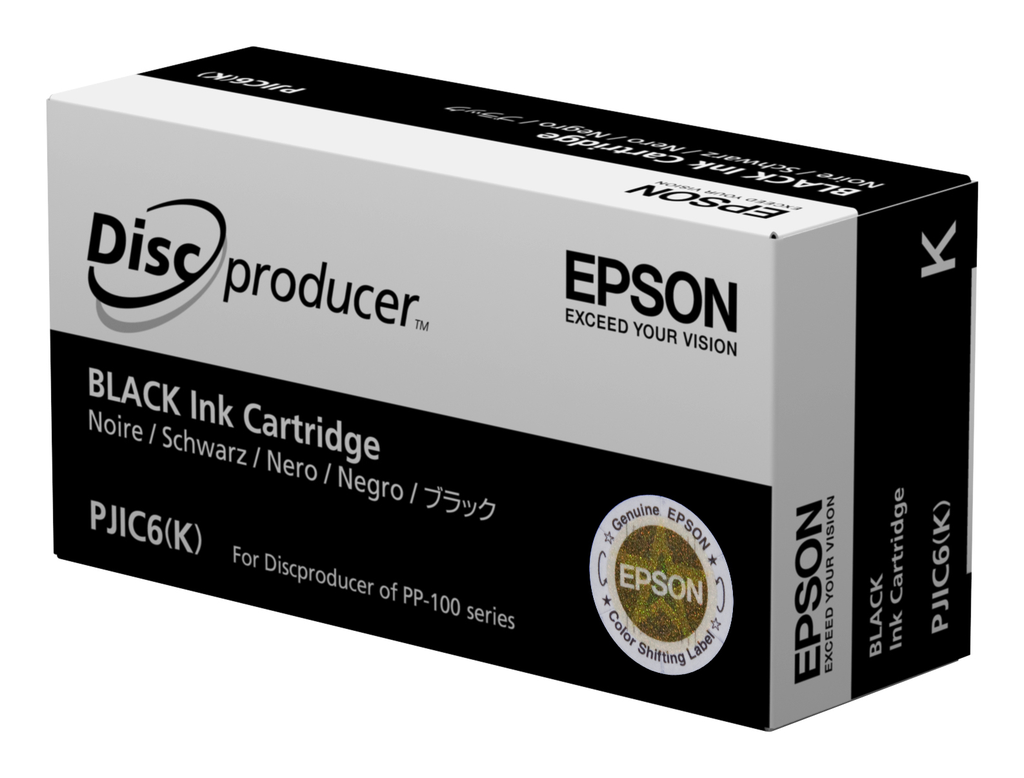 Tintenpatrone Epson PJIC7K / C13S020693 Schwarz, 322 ml