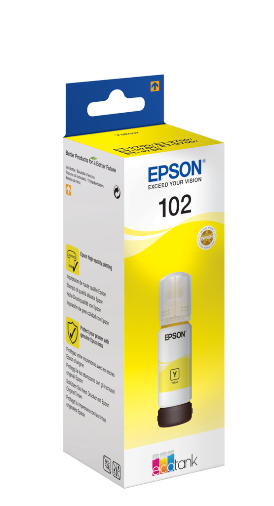 [C13T03R440] Tintenflasche Epson 102 / C13T03R440 Gelb, 70 ml