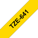 Brother Schriftband laminiert TZe-641 / TZE641, schwarz auf gelb, 18 mm x 8 m