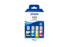 Bouteille d'encre Epson 113 / C13T06B640 4 couleurs, 7 500 pages