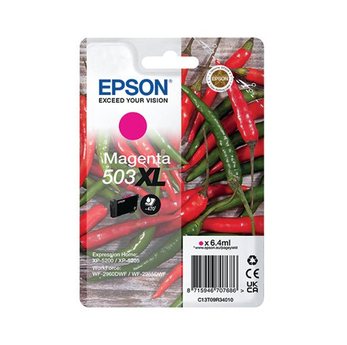 Cartouche d'encre Epson 503XL / C13T09R34010 magenta XL, 470 pages