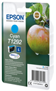 Tintenpatrone Epson T1292 / C13T12924012 Cyan, 474 Seiten