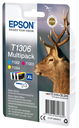 Cartouche d'encre Epson T1306 / C13T13064012 3 couleurs, 101 ml
