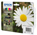 Cartouche d'encre Epson 18XL / C13T18164012 4 couleurs XL, 470 pages