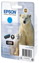 Tintenpatrone Epson 26 / C13T26124012 Cyan, 300 Seiten