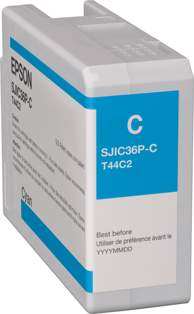 [C13T44C240] Tintenpatrone Epson SJIC36PC / C13T44C240 Cyan, 80 ml