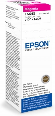 Tintenflasche Epson T6643 / C13T66434A Magenta, 70 ml