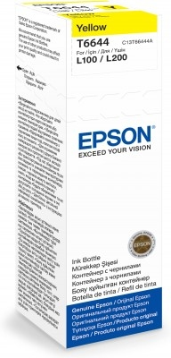 Bouteille d'encre Epson T6644 / C13T66444A jaune, 70 ml
