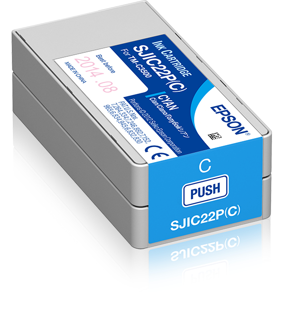 [C33S020602] Tintenpatrone Epson SJIC22PC / C33S020602 Cyan, 325 ml