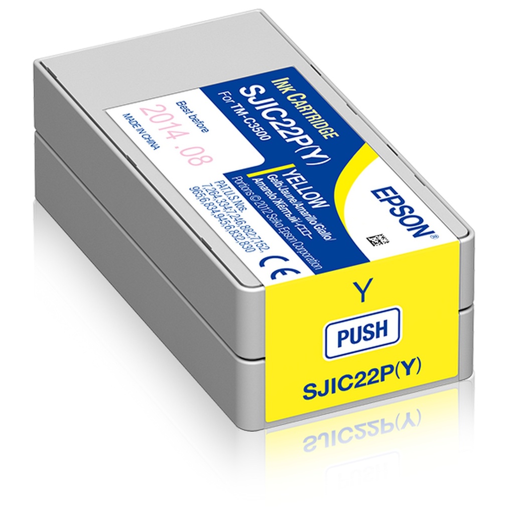 [C33S020604] Tintenpatrone Epson SJIC22PY / C33S020604 Gelb, 325 ml
