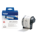 Rouleau continu papier Brother DK-22223 / DK22223, noir sur blanc, 50 mm x 30,48 m