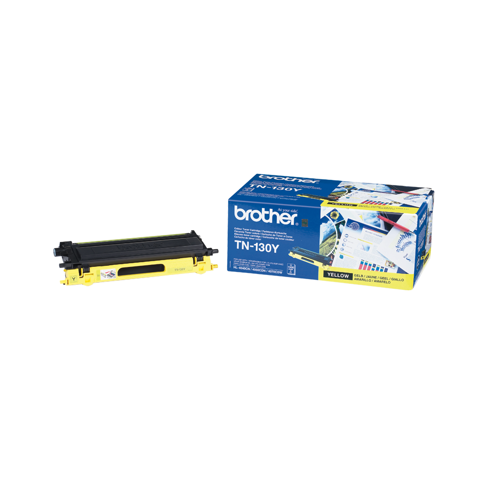 Brother Toner TN-130Y / TN130Y Gelb, 1.500 Seiten