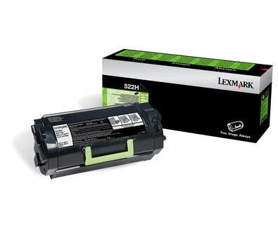 [52D2H0E] Lexmark 522H / 52D2H0E black XL toner, 25,000 pages