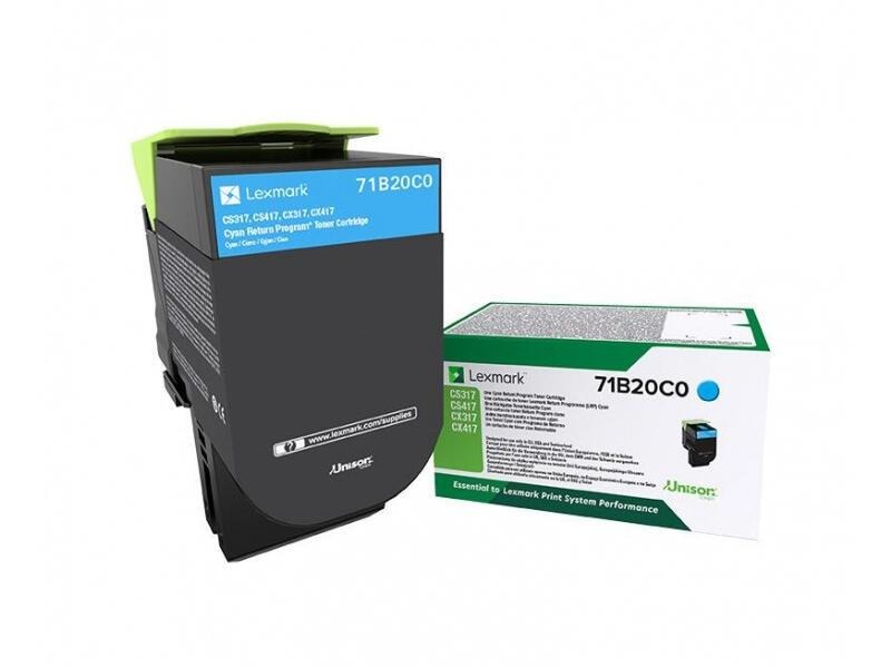 [71B20C0] Lexmark 71B20C0 cyan toner