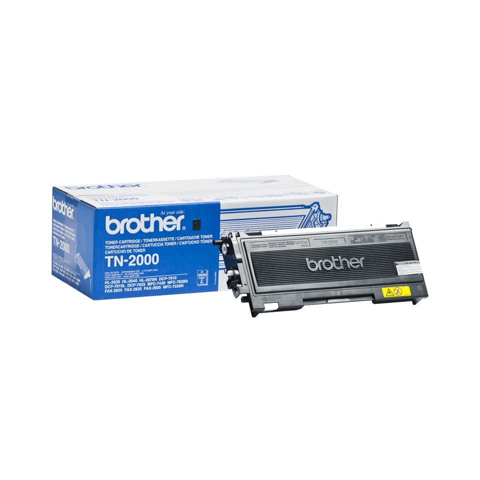 Toner Brother TN-2000 / TN2000 noir, 2 500 pages