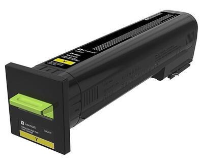 Toner Lexmark 72K2XYE jaune XXL