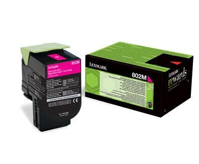 [80C20M0] Toner Lexmark 802M / 80C20M0 Magenta, 1.000 Seiten