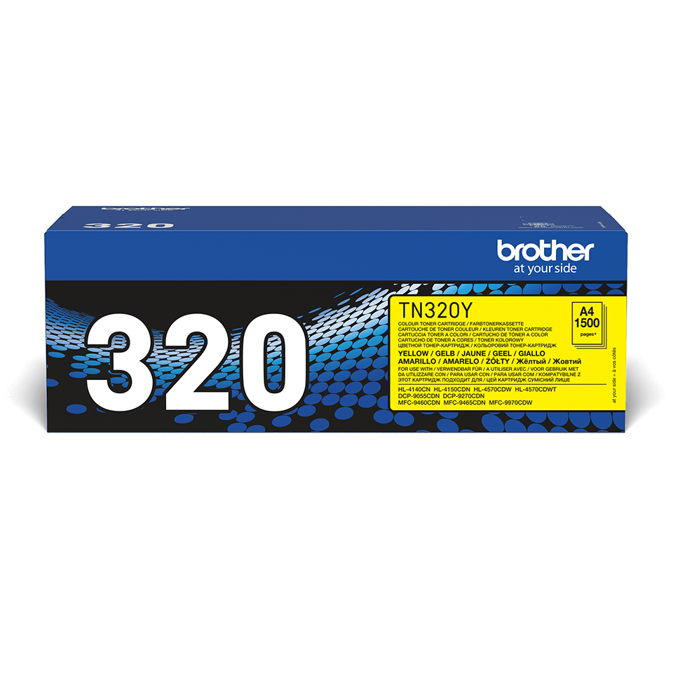 Toner Brother TN-320Y / TN320Y jaune, 1 500 pages