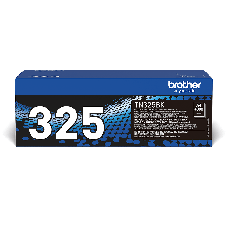 Toner Brother TN-325BK / TN325BK noir XL, 4 000 pages