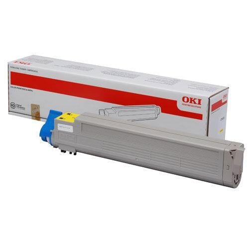 OKI 43837129 yellow toner, 22,000 pages