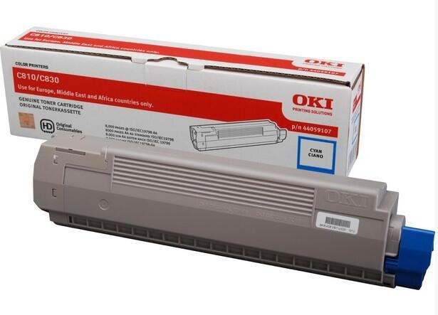 Toner OKI 44059107 cyan, 8 000 pages
