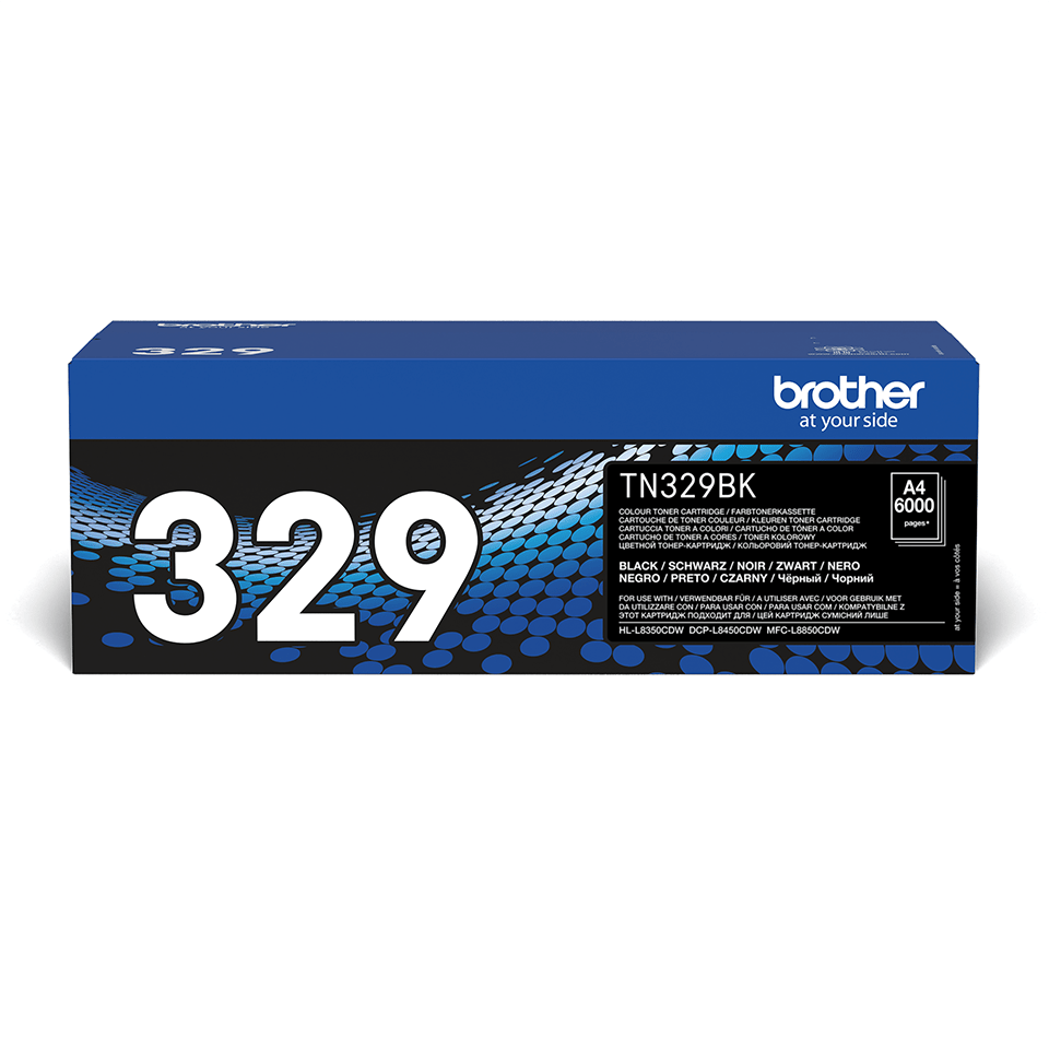 Toner Brother TN-329BK / TN329BK noir, 6 000 pages