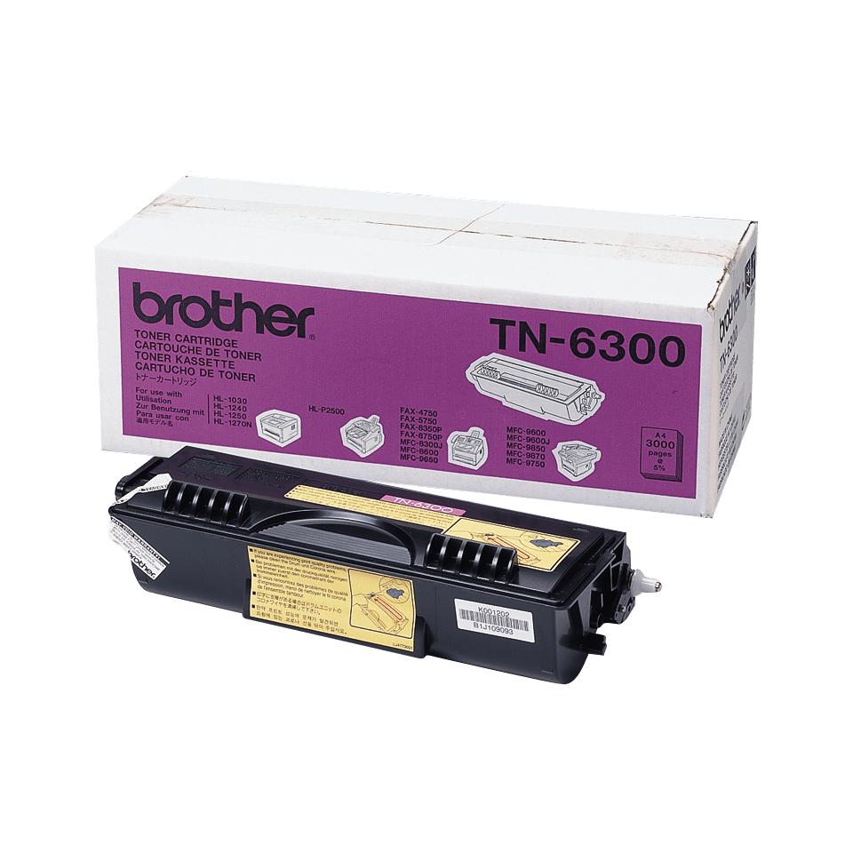 Toner Brother TN-6300 / TN6300 noir, 3 000 pages