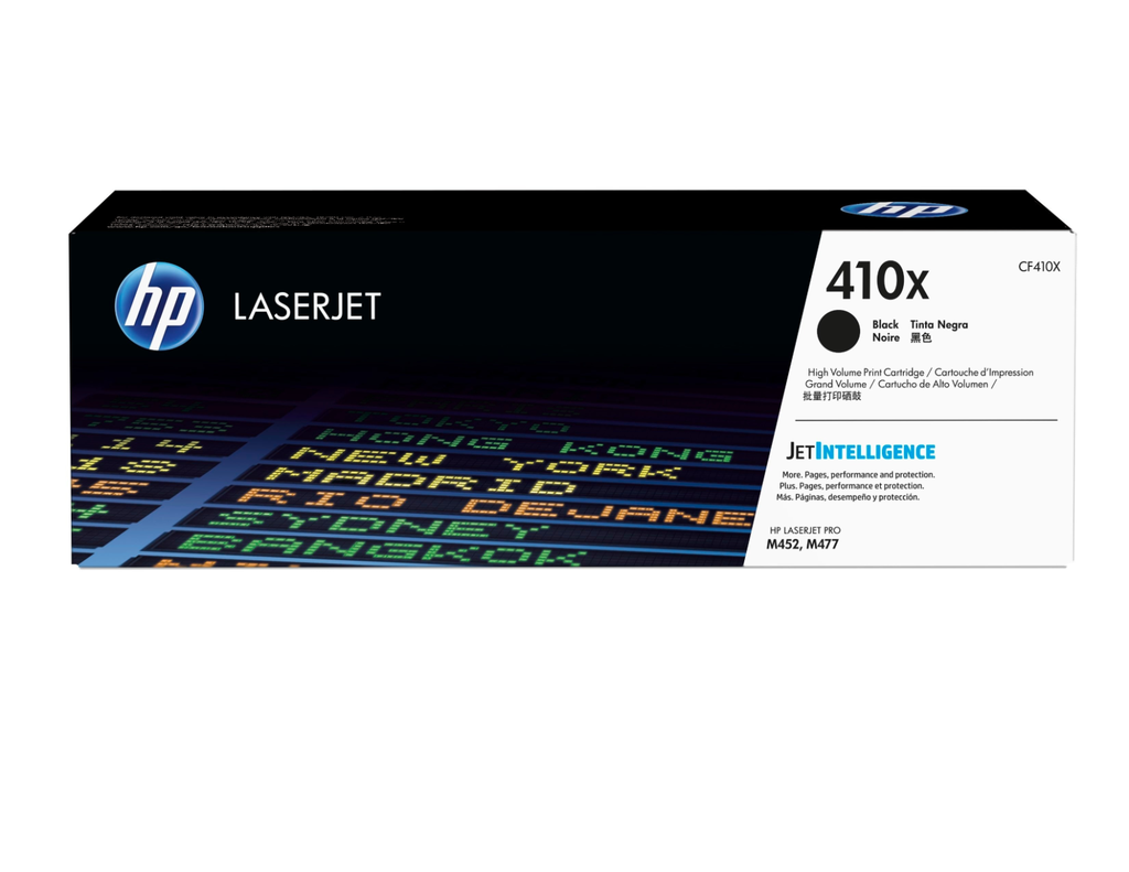 Toner HP Contract 410X / CF410XC noir XL, 6 500 pages