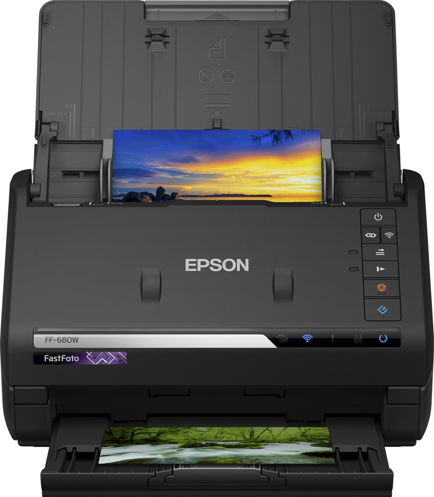 [B11B237401] Scanner de documents Epson FF-680W, A4, 45 ppm