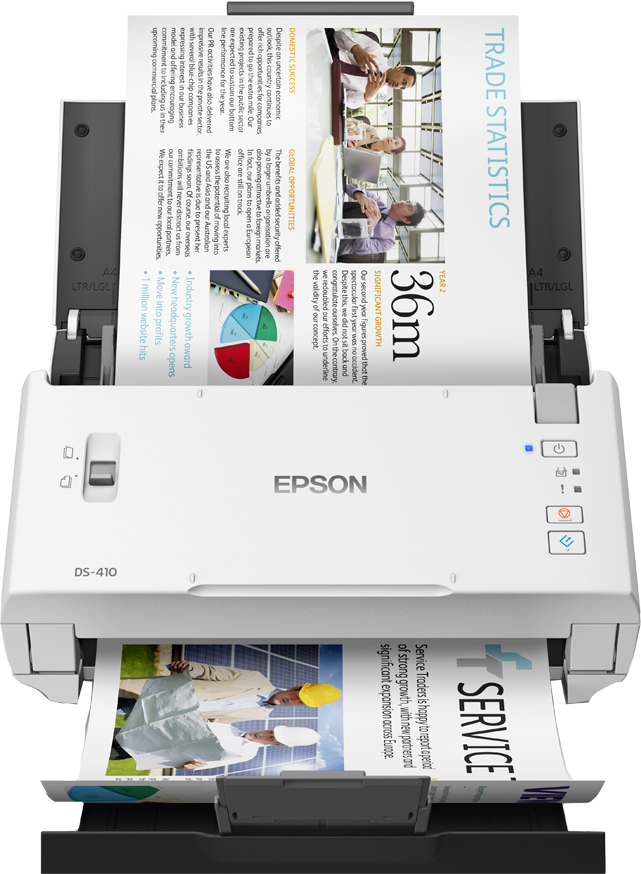 Scanner de documents Epson DS-410, A4, 26 ppm