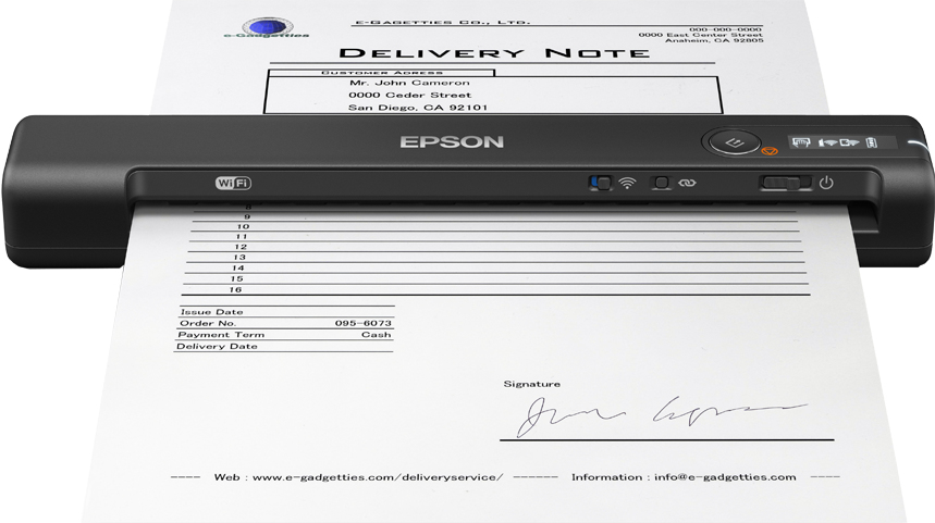 [B11B253401] Scanner de documents Epson ES-60W, A4