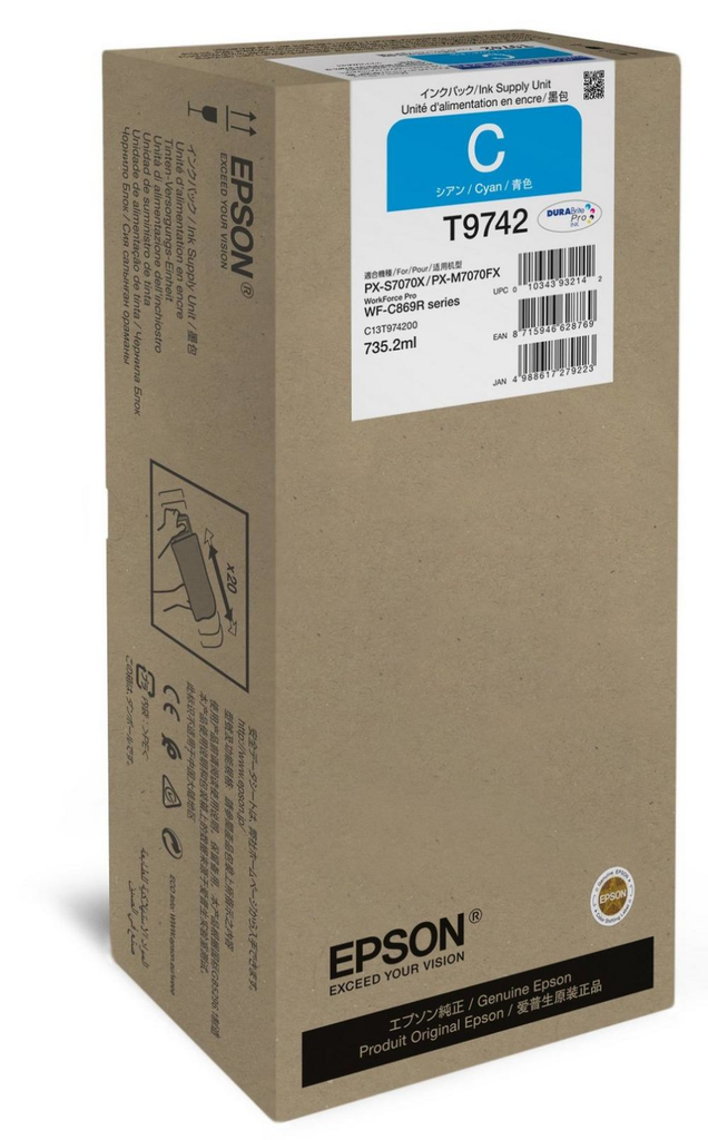 [C13T97420N] Epson cyan ink tank C13T97420N