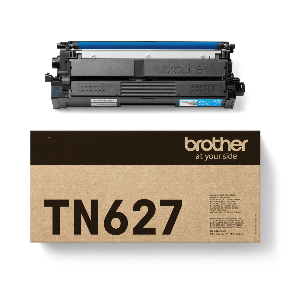 Toner Brother TN-627C / TN627C cyan ultra haute capacité, 10 000 pages