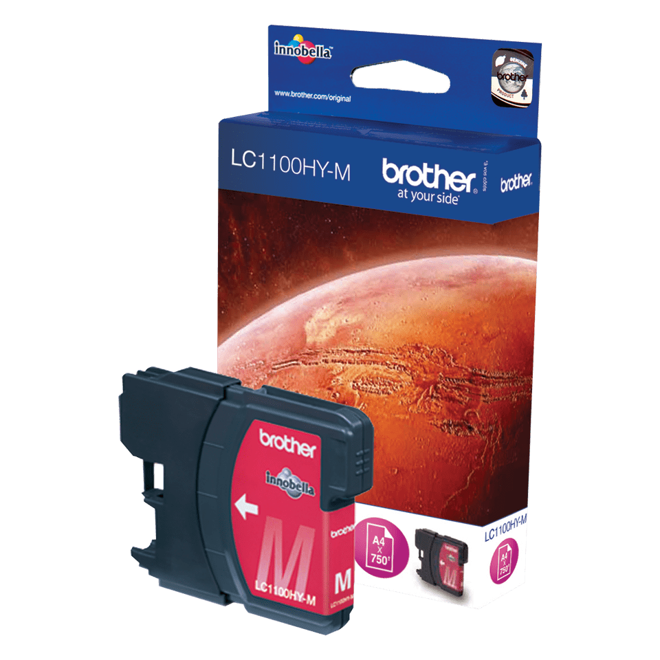 Brother LC-1100HYM / LC1100HYM magenta ink cartridge XL, 750 pages