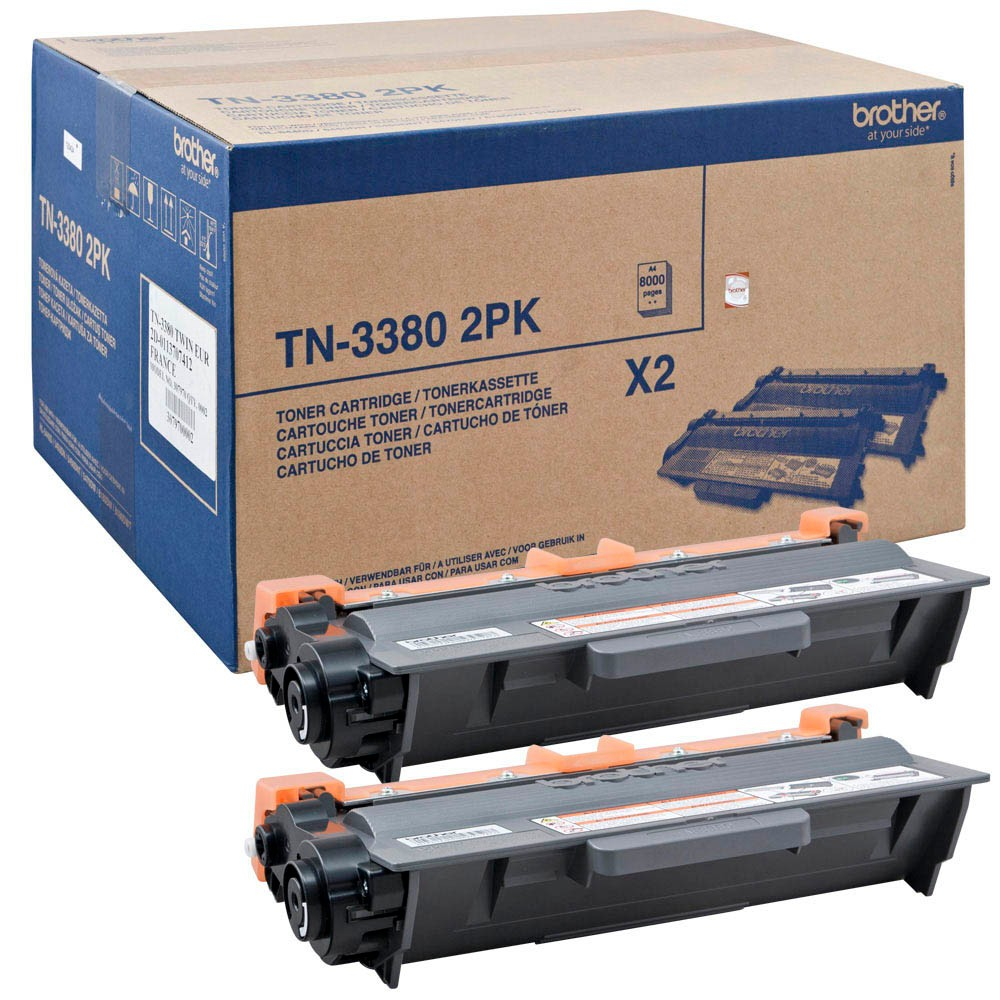 [TN3380TWIN] Toner Brother TN3380TWIN noir, 8 000 pages