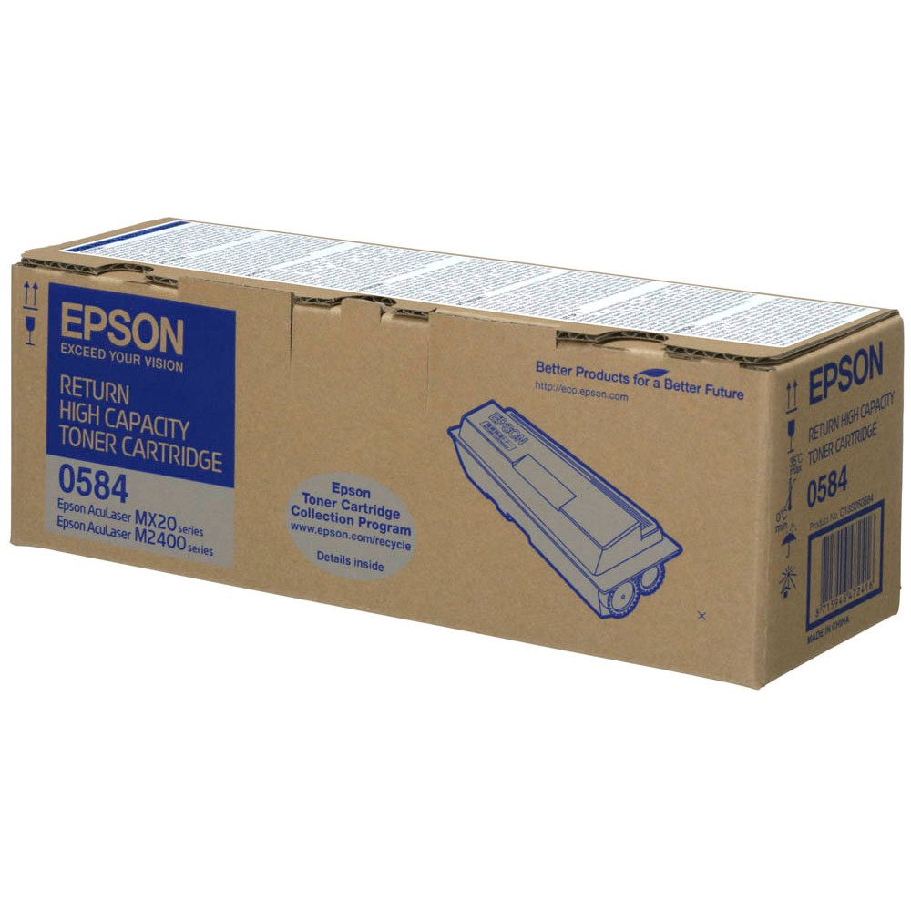 [C13S050584] Epson C13S050584 black toner, 8,000 pages