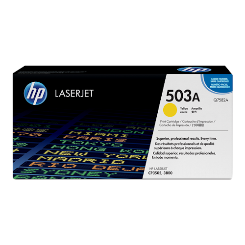 [Q7582A] HP 503A yellow toner, 6,000 pages