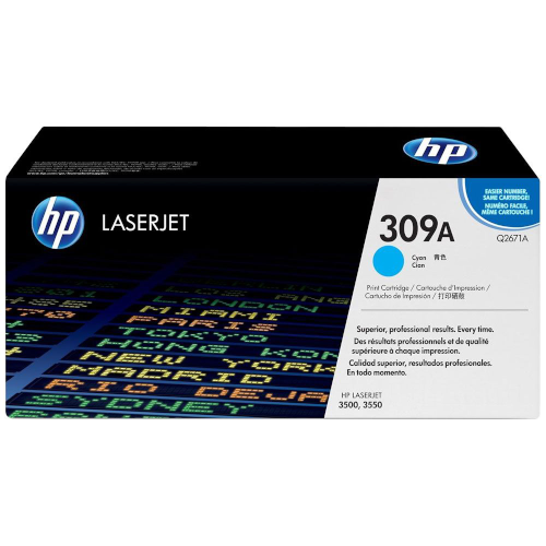[Q2671A] HP 309A cyan toner, 4,000 pages