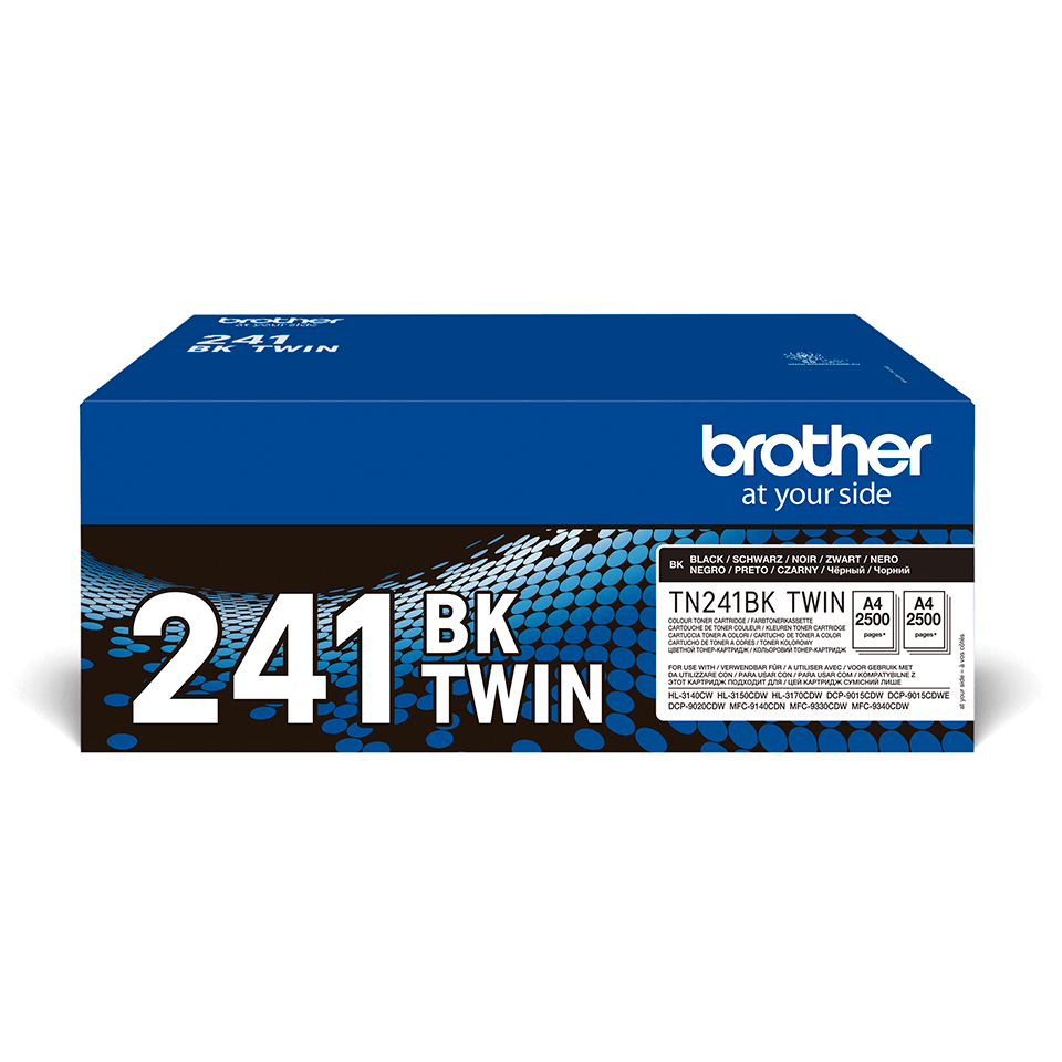 Brother TN-241BKTWIN / TN241BKTWIN black toner twin pack, 2 x 2,500 pages